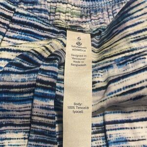 lululemon athletica Multicolor Striped Athletic Shorts